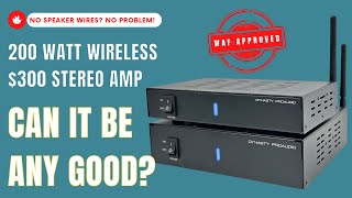 200 Watt 300 Wireless Stereo Amplifier  Can it Be Any Good [upl. by Amuwkuhc]