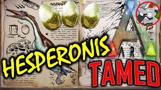 ARK 500 Dino Xp Boost HESPERORNIS  TAMED Creature Spotlight [upl. by Hennessey]