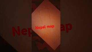 Draw Nepal map shortvideo darkside [upl. by Lodge]