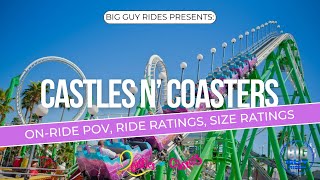 Castles N Coasters  Phoenix AZ  Full Review Tour Ride Ratings Size Ratings  Big Guy Rides [upl. by Refinaj]