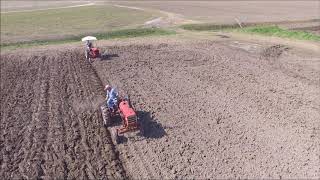 1958 Farmall 140 Plowing with IH 215 down in Greenville NC [upl. by Trevar]