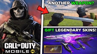 NEW Cod Mobile Leaks New Features  Gift Legendary Skins  Another Weapon amp More [upl. by Gerlac]