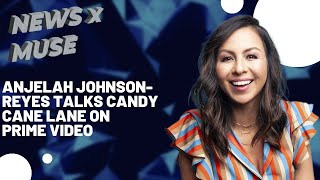 Anjelah JohnsonReyes Talks Candy Cane Lane on Prime Video [upl. by Nosam]