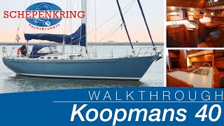 Koopmans 40 for sale  Yacht Walkthrough   Schepenkring Lelystad  4K 4K [upl. by Colan54]