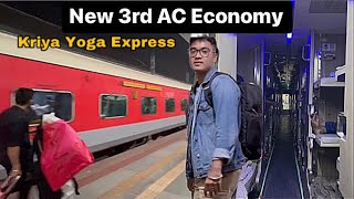 Journey in New 3E AC ECONOMY COACH of Indian Railways  3rd Ac Train [upl. by Nylloc]