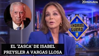 Isabel Preysler en El Hormiguero y el zasca a Vargas Llosa [upl. by Kacerek]