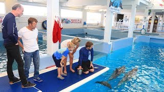 Inspirational Triathlete and Paralympian John Maclean Meets Winter the Dolphin [upl. by Eiramyma]