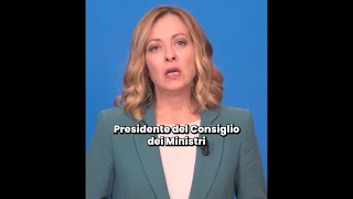 GIORGIA MELONI quotAVANTI PER ITALIA PIÙ FORTE RAGGIUNTI RISULTATI STORICIquot [upl. by Sined]