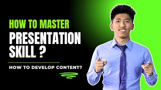 Master Presentation Skill How to develop Conten  By Ashish Dhimal [upl. by Etiragram]