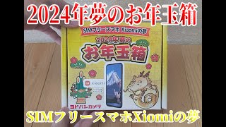 ヨドバシカメラ夢のお年玉箱 2024 SIMフリースマホ Xiomiの夢 [upl. by Nnyroc]