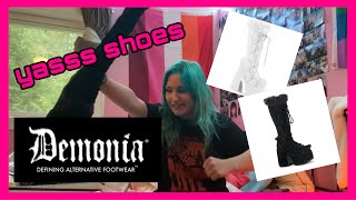 ☆ demonia camel311 black unboxing yasss  i h8 pluto ☆ [upl. by Savell]