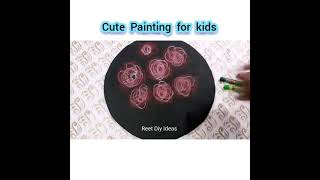 Easy Oil pastels Painting for kids  Painting for kids Painting ideas for kids painting shorts [upl. by Annawak20]