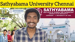 sathyabama university Admission 2024  SAEEE Entrance Exam  Student live Review [upl. by Ayouqes]