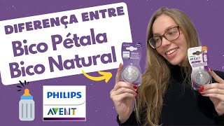 Bico Pétala e Bico Natural Avent qual a diferença Novo Bico para Mamadeira Avent  Philips Avent [upl. by Hammad]