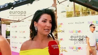 Entrevista a Nagore Robles en photocall de Rainbow [upl. by Nnyw270]