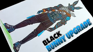 FREE FIRE DRAWING  DRAWINGS FREE FIRE BLACK BUNNY BUNDLE DRAWING  BUNNY BUNDLE DRAWING  FF MAX [upl. by Forbes]