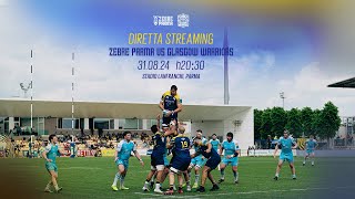 Zebre Parma v Glasgow Warriors  Preseason friendly 31082024 [upl. by Zinnes770]