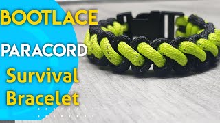 Easy Bootlace Paracord Survival Bracelet [upl. by Roid]