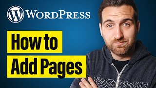 How to Add a Page in Wordpress [upl. by Feerahs]