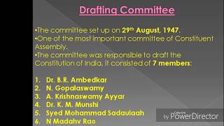 Various Committee of Constituent Assembly Indian Polity L 5 [upl. by Ynaoj763]