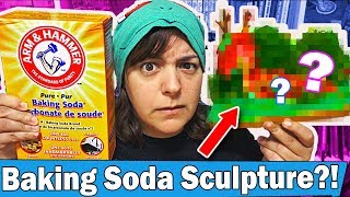 TURNING KING OF RANDOMS HOMEMADE AIR DRY CLAY RECIPE INTO A SCULPTURE art craft challenge DIY [upl. by Annaili145]