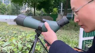 Waterproof Glass 2060X60 Hunting Spotting Scope With Reticle [upl. by Maisey]