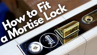 How to Install a Mortise Lock [upl. by Thesda640]