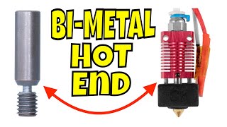 High Temperature All Metal Bimetal Hot End Upgrade Ender 3 [upl. by Itaws]