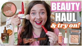 Beauty Haul amp TRY ON Part 2 Mostly Drugstore April 2024 [upl. by Hamas]