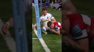 Missed The Try By Inches 🤯😱 Incredible Tackle From Skinner gallagherprem shorts [upl. by Almeeta781]