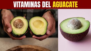 Qué VITAMINAS tiene el AGUACATE 🥑 [upl. by Erde]