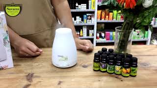 Difusor de Aceites Esenciales humidifica tu ambiente de forma natural [upl. by Atekram]