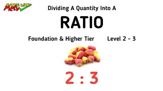 Dividing A Quantity Into A Ratio GCSE Maths Revision amp Questions [upl. by Ical816]