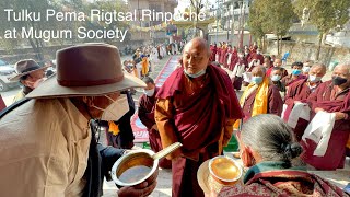 Tulku Pema Rigtsal Rinpoche at Mugum Society Kathmandu [upl. by Trebleht231]