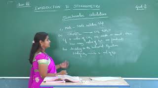 SCTS  7th Class  Chemistry  Mole concept  02Stoichiometric Calculations 1 [upl. by Graaf]