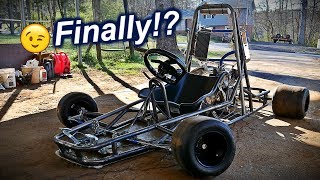 Building A Kawasaki kx250 Drag Shifter Kart Part 6 [upl. by Ruperta]