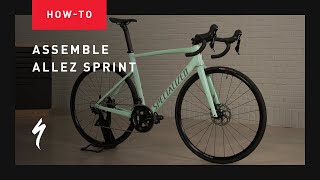 How to assemble your new Allez Sprint  Specialized Assembly Guides [upl. by Analaf]