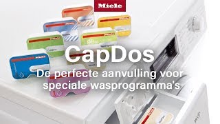 Miele wasmachines met CapDosing  Wascapsules voor speciaal textiel [upl. by Laidlaw]