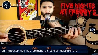 Five Nights At Freddys  Cover Guitarra  Versión Español Christianvib [upl. by Rafaelita432]