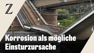 Korrosion könnte Einsturz der Carolabrücke verursacht haben [upl. by Lam]