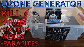 How to make OZONE GENERATOR AIR CLEANEROZONER [upl. by Assetnoc]