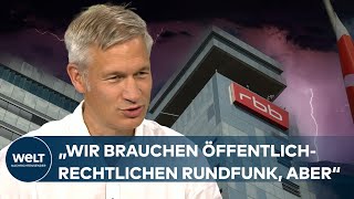 RBB Poschardt  quotIntendanten die reformieren wollen müssen unterstützt werdenquot  WELT Thema [upl. by Enelehs]