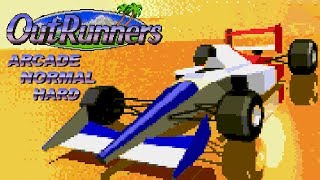 OutRunners  Mega Drive  Arcade Mode  Normal  Hard  Virtua Formula  Sem Continue  1CC [upl. by Amand]