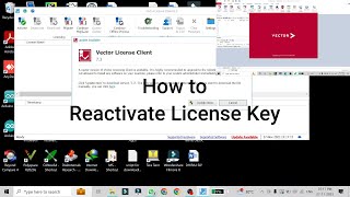 how to reactivate the vector license key [upl. by Lime]