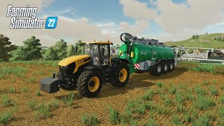 JCB Fastrac 8330  SAMSON AGRO PG II 35  FS22 [upl. by Frodine]