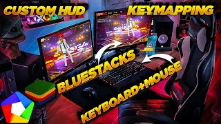 কিভাবে Free Fire Pc Mouse  Keyboard এ খেলবেন  Best Settings Custom Hud Key mapping By Kabbo [upl. by Airotnes]