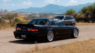 DRIFT NA MONTANHA COM NISSAN SILVA S13 RB 😍 FORZA HORIZON 5 [upl. by Gisele]