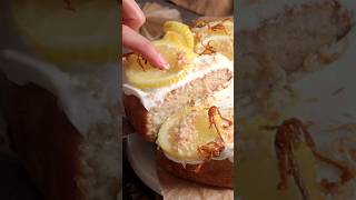 Fluffy Moist Vegan Lemon amp Lemonade Cake shorts lemoncake food veganrecipes [upl. by Erhard]