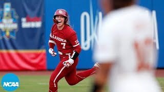 Oklahoma vs Texas 2024 Womens College World Series Finals Game 2  Extended highlights [upl. by Eimmaj]