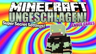 SUPER SECRET SETTINGS  Minecraft UNGESCHLAGEN 03  Ender Games  ungespielt [upl. by Putnem737]